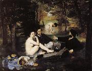 Edouard Manet Grass lunch France oil painting artist